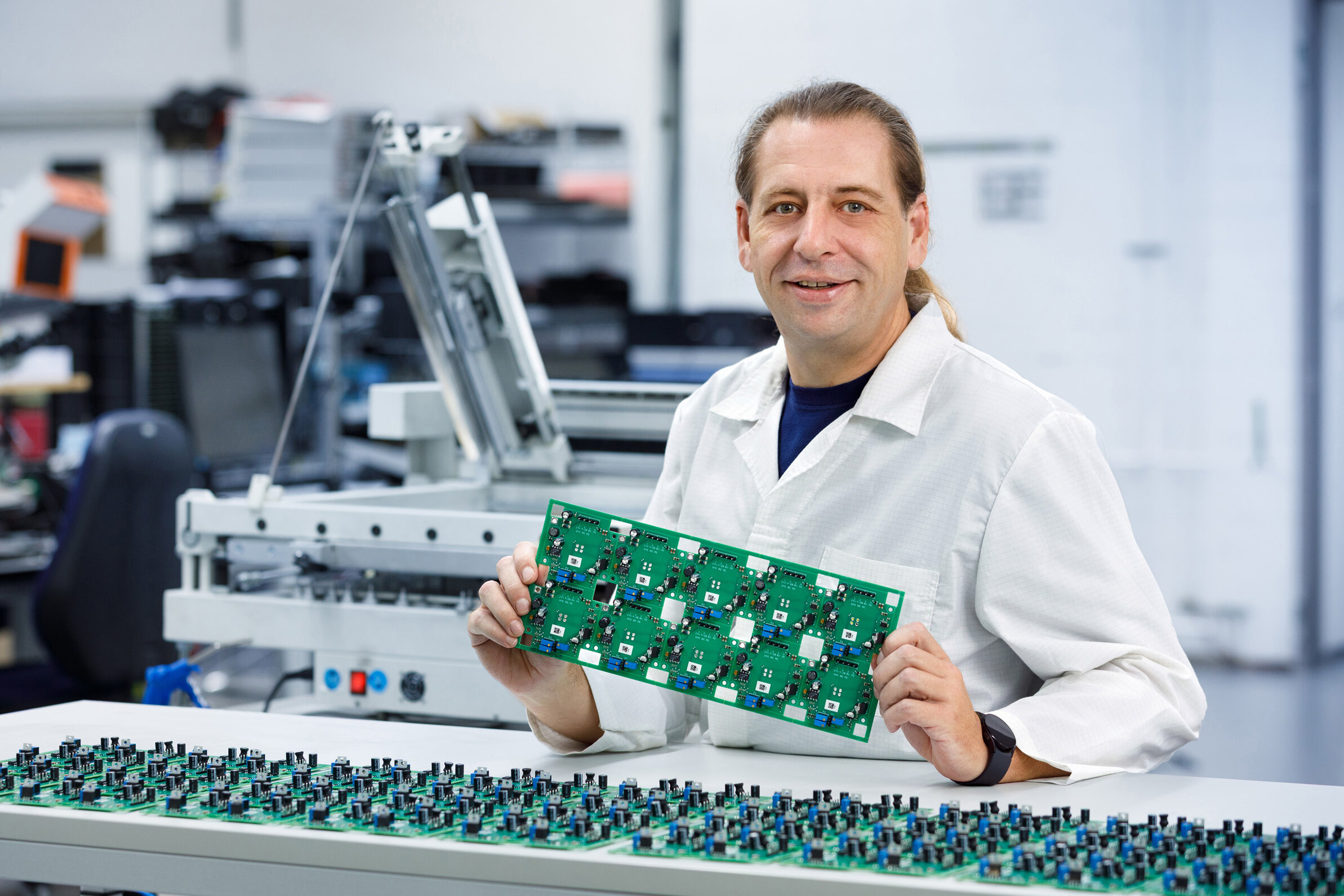 Mitarbeiter PCB-Factory Präsentation Leiterplatte